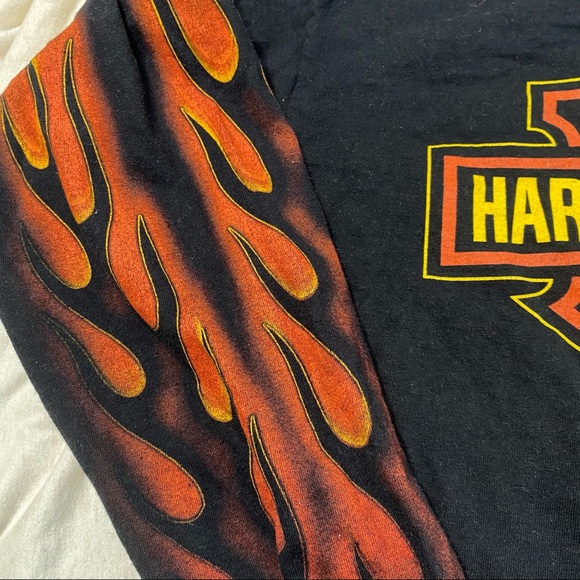 SOLD Vintage Harley Davidson Long Sleeve - Picture 5 of 6